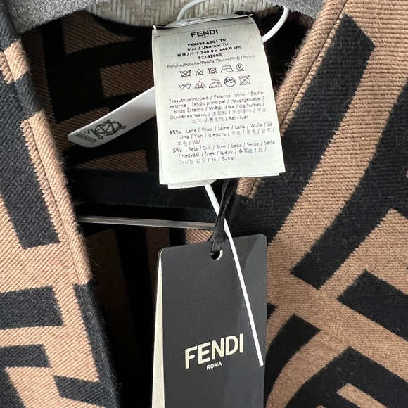 ❌❌SOLD NWT Fendi Poncho - Picture 7 of 7
